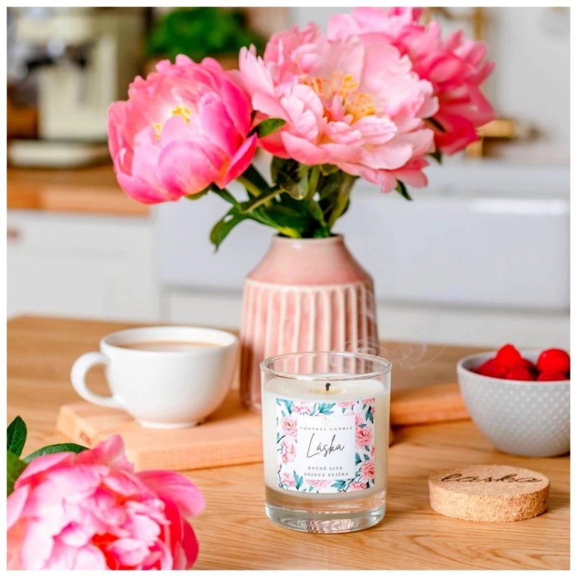 Vontree Candle Sójová vonná svíčka Láska