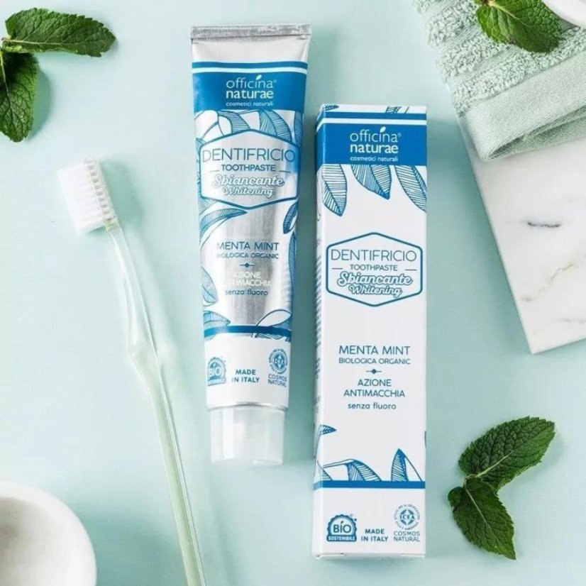 Officina Naturae Bělicí mátová zubní pasta Ecobio 75 ml