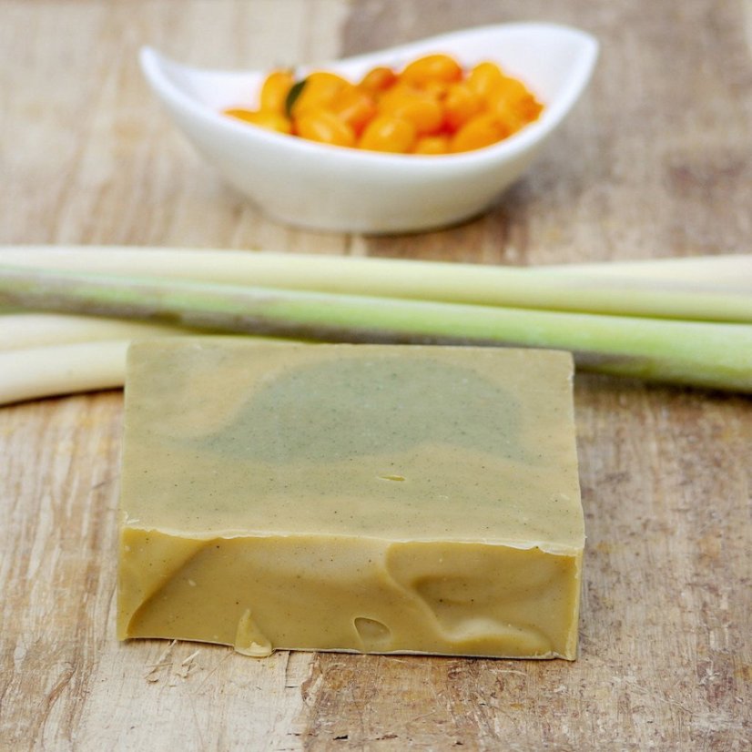Ponio přírodní tuhé jemné mýdlo Tea tree a Lemongras