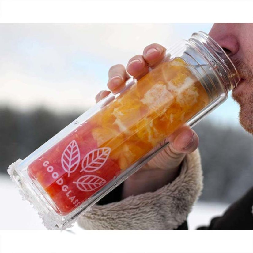 GoodWays skleněná termoska s infuzérem GoodGlass Thermo
