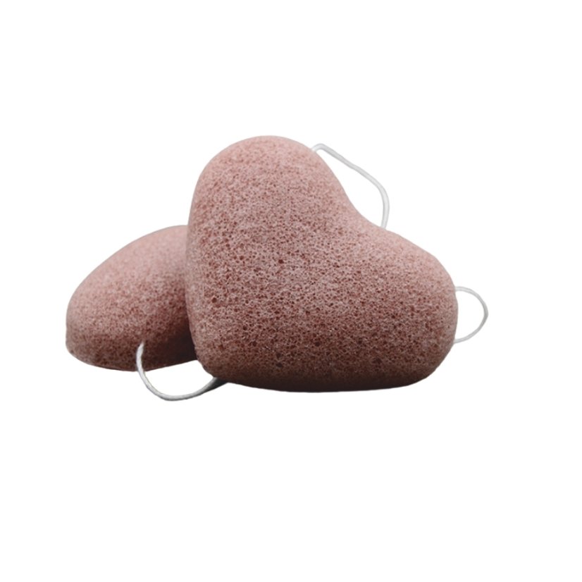 Konjac přírodní pleťová houbička Červený francouzský jíl