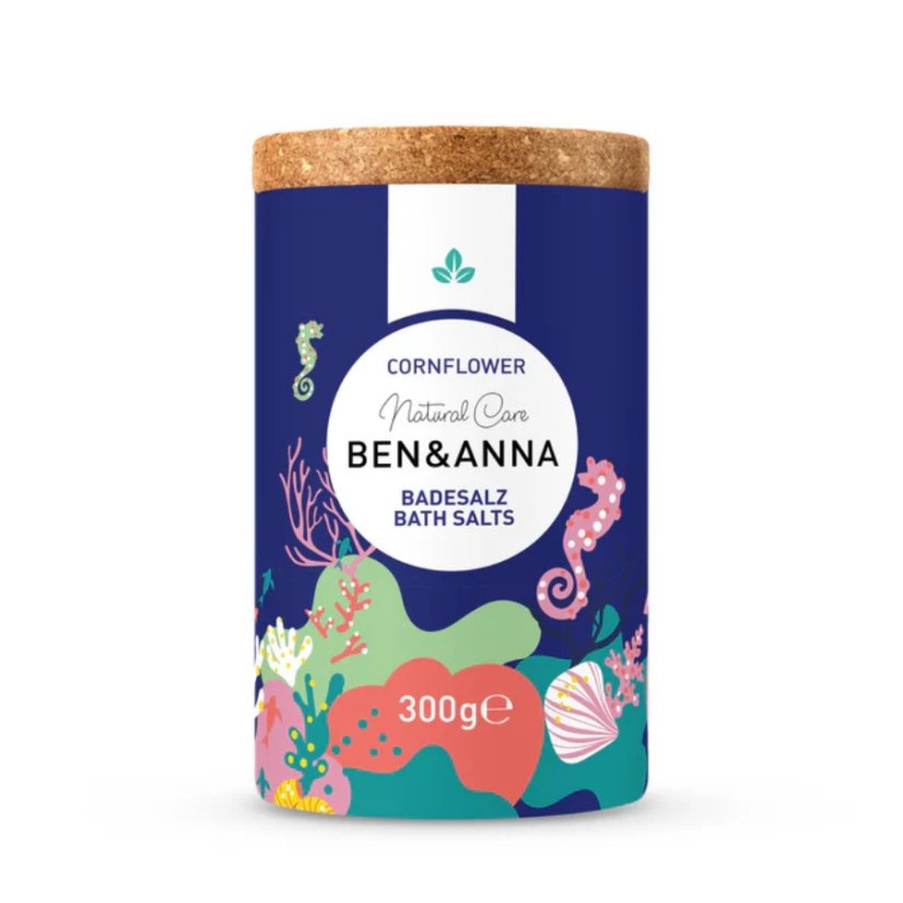 Ben & Anna Sůl do koupele - Cornflower 300g