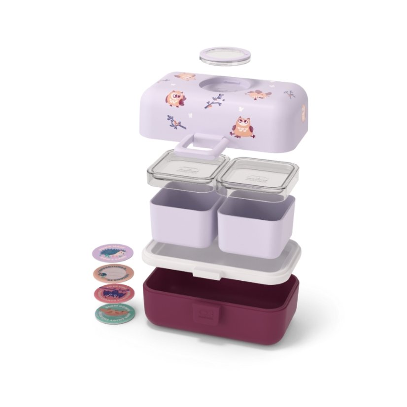 Dětský obědový bento box na jídlo Tresor Graphic Monbento