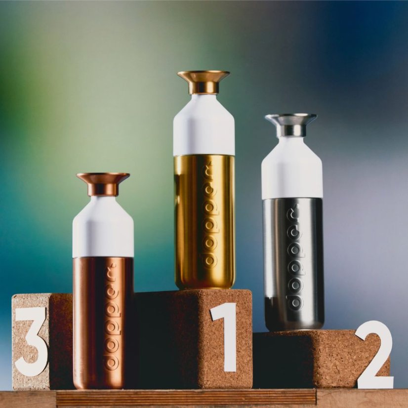 Dopper Metalická nerezová láhev na pití 800ml