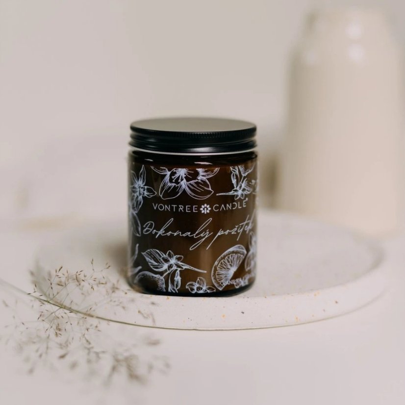 Vontree Candle Sójová vonná svíčka Dokonalý požitek 180 ml