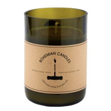 Aromka vonná sójová svíčka v láhvi od vína Cabernet