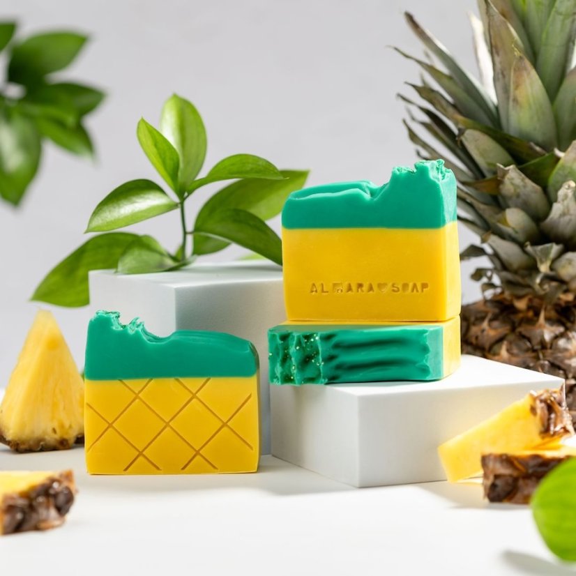 Almara Soap tuhé mýdlo Pineapple