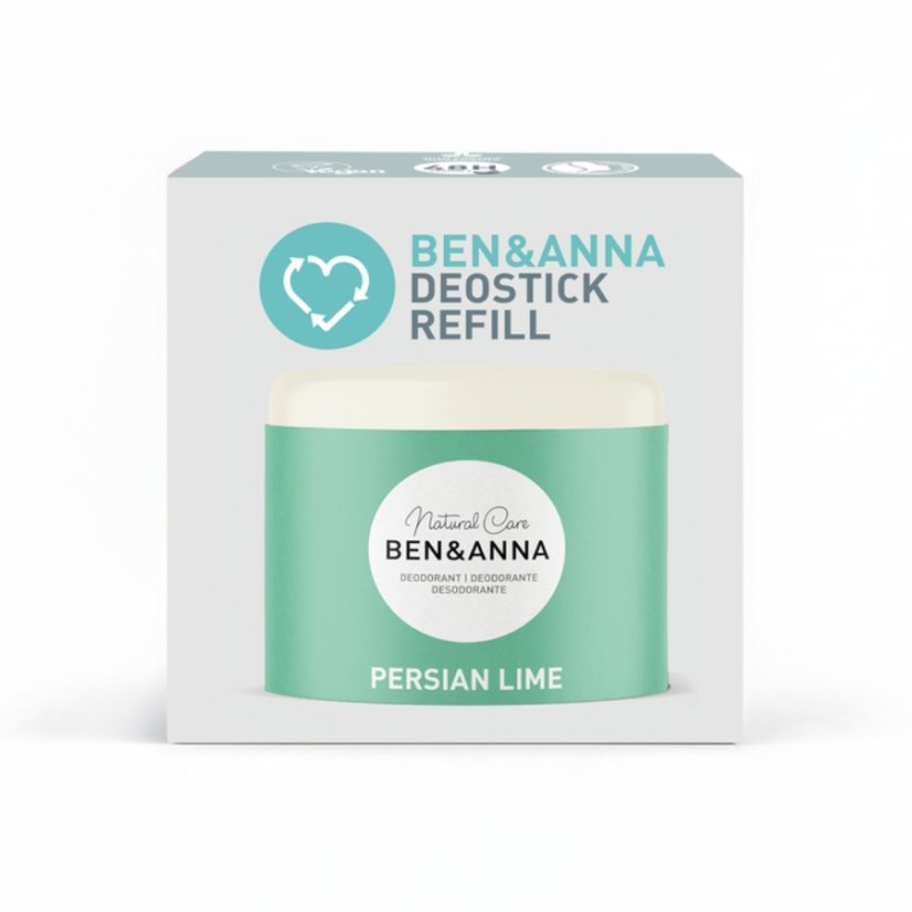 Ben & Anna Refill tuhý deodorant Perská limeta 40 g Ben & Anna Refill tuhý deodorant Perská limeta 40 g