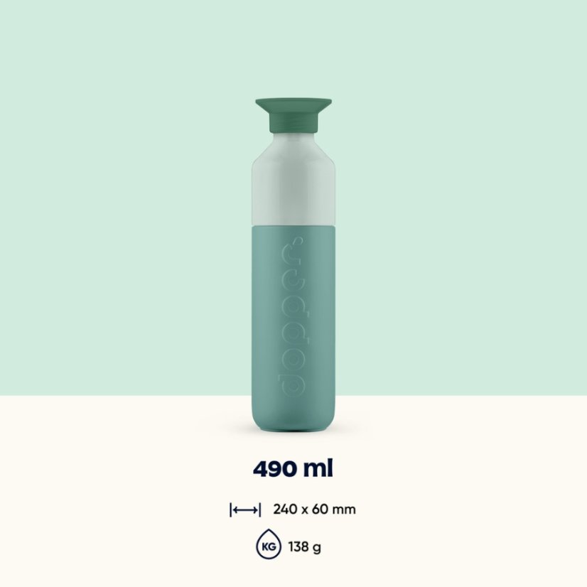 Dopper Barevná nerezová láhev na pití 490ml