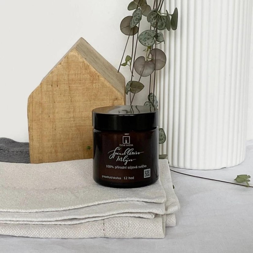 Tvoje svíčka vonná svíčka ve skle Špindlerův mlýn