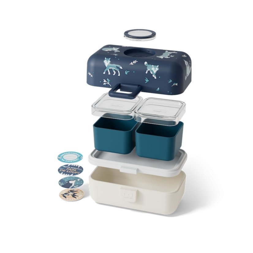 Dětský obědový bento box na jídlo Tresor Graphic Monbento
