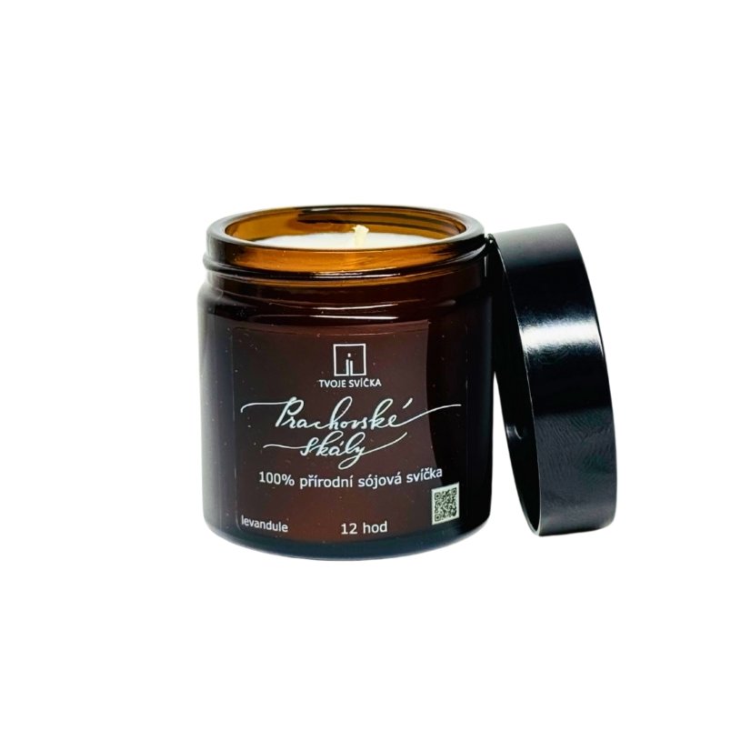 Tvoje svíčka vonná svíčka ve skle Prachovské skály