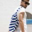 Notabag Skládací taška a batoh Original Stripes