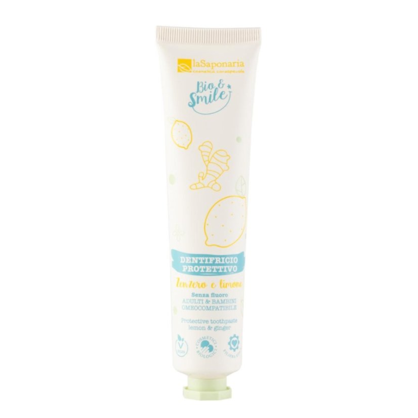 LaSaponaria ochranná zubní pasta Zázvor a citrón BIO 75 ml