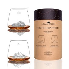 Alaskan Maker designové sklenice na whisky Everest & Mont Blanc