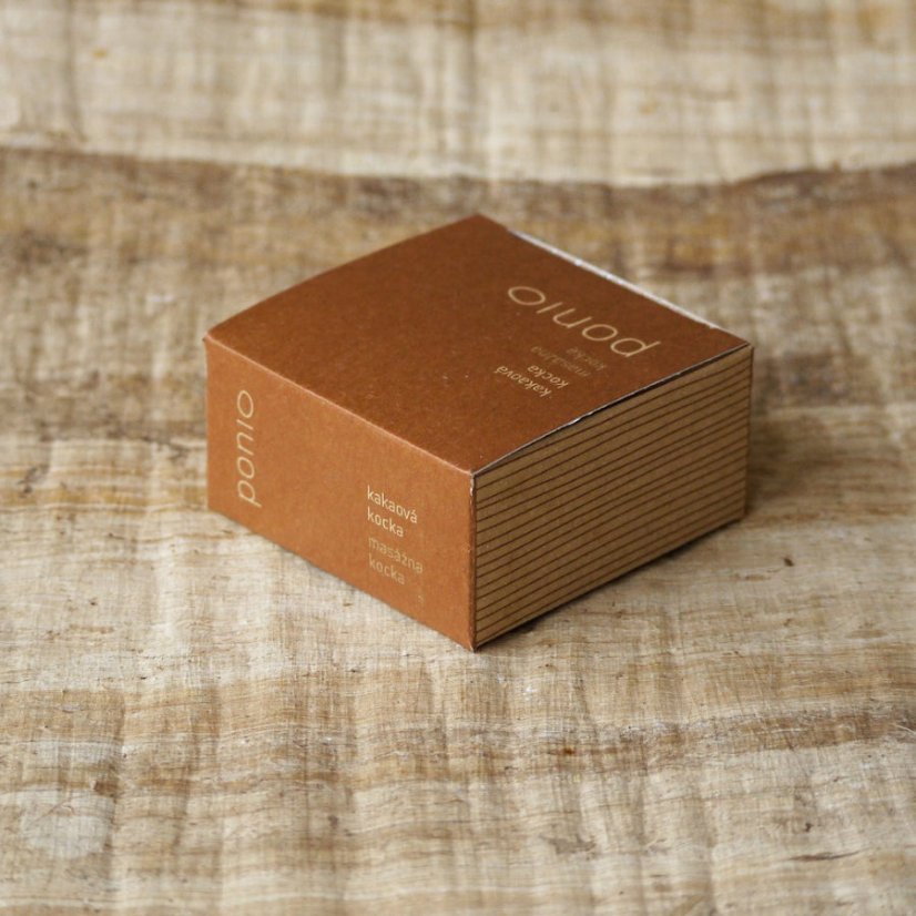Ponio masážní Kakaová kostka